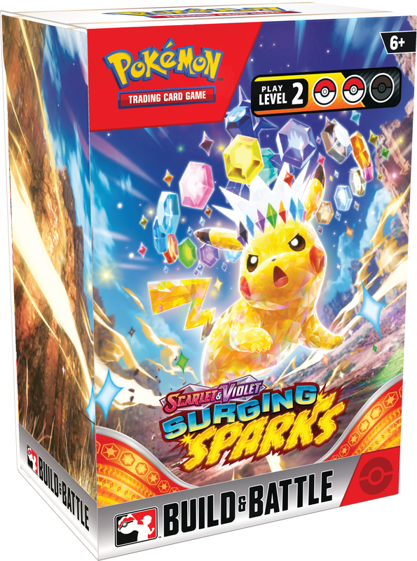 Pokemon Surging Sparks Build & Battle Box (Includes 4 Boosters & Promo)