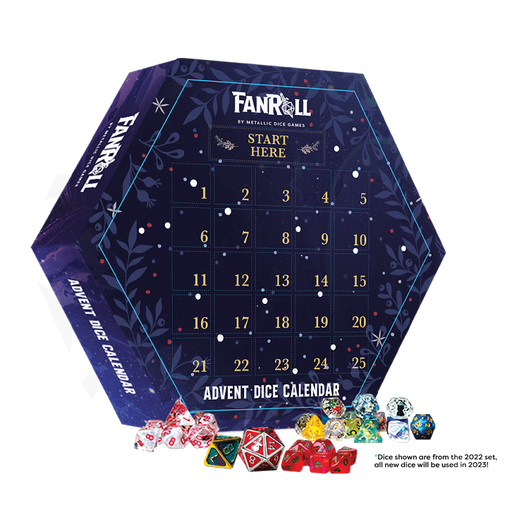FanRoll 2023 Advent Dice Calendar - Pastime Sports & Games
