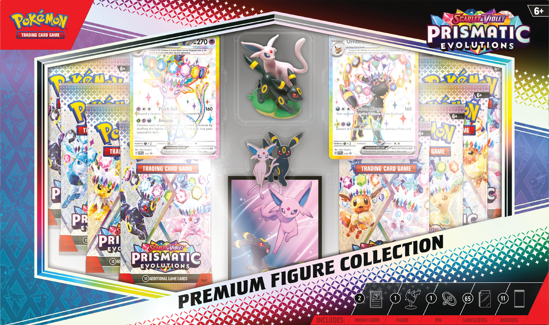 Pokemon Prismatic Evolutions Premium Figure Collection - Pastime Sports & Games