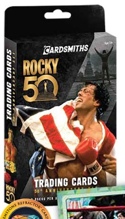 Cardsmiths Rocky 50th Anniversary Trading Cards Collector Box PRE ORDER
