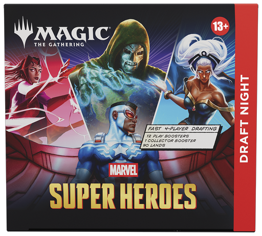 Magic The Gathering Marvel Super Heroes Draft Night Box/Case - Pastime Sports & Games