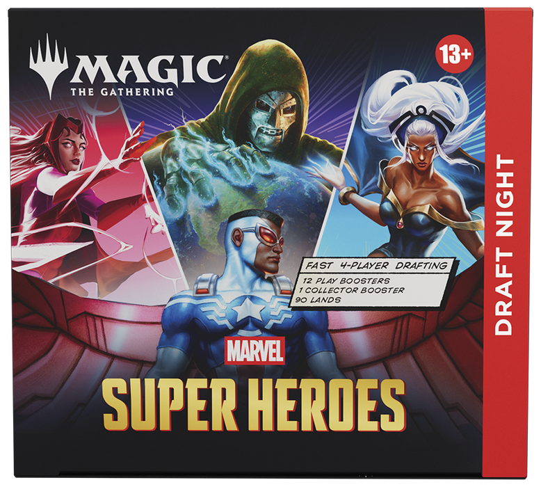 Magic The Gathering Marvel Super Heroes Draft Night Box/Case - Pastime Sports & Games