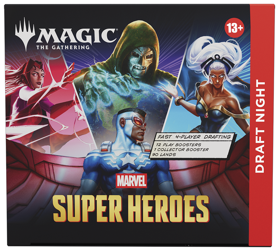 Magic The Gathering Marvel Super Heroes Draft Night Box/Case - Pastime Sports & Games