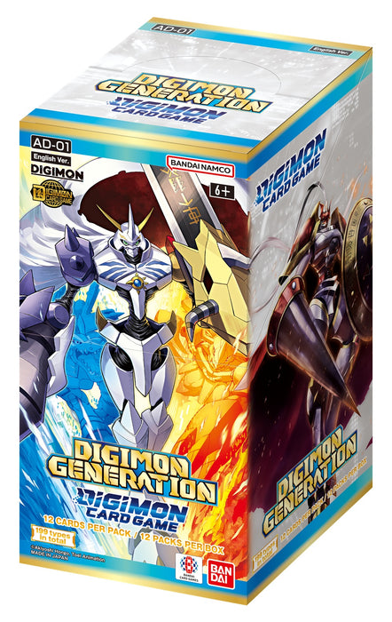 Digimon Advanced Booster Digimon Generation Booster Box/Case [AD-01] - Pastime Sports & Games