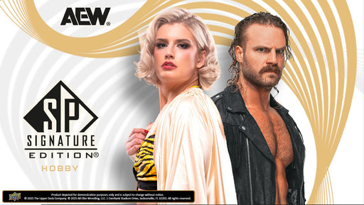 2025 Upper Deck SP Signature Edition AEW Wrestling Hobby Box/Case PRE ORDER - Pastime Sports & Games