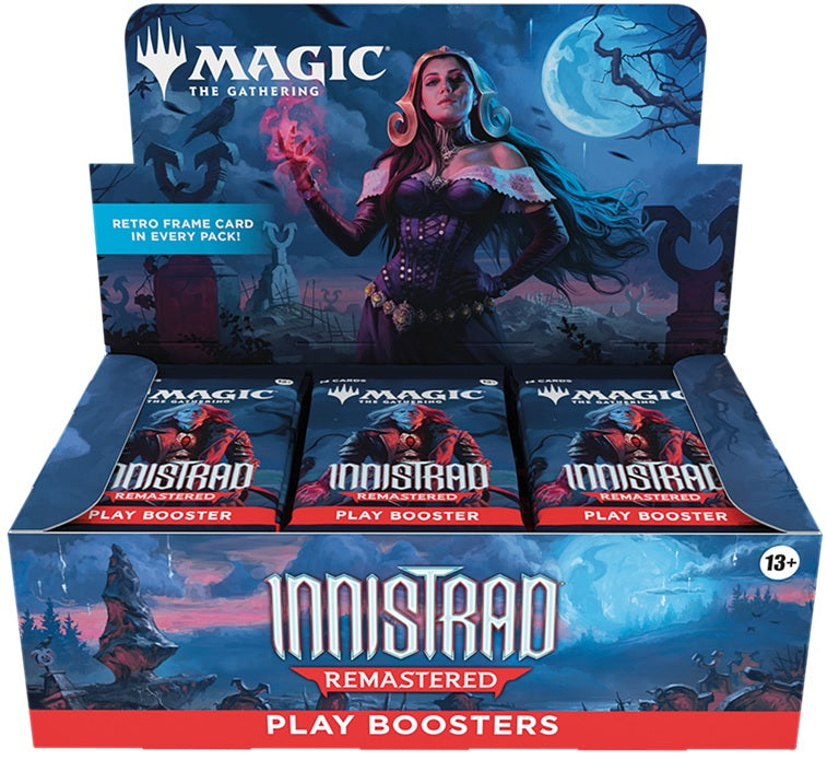 Magic The Gathering Innistrad Remastered Play Booster Box/Case Pastime Sports & Games Magic The Gathering Innistrad Remastered Play Booster Box/Case Pastime Sports & Games