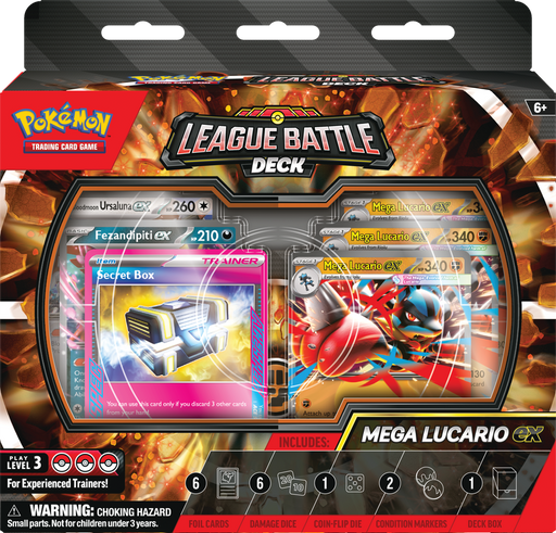 Pokemon League Battle Deck Mega Lucario EX - Pastime Sports & Games