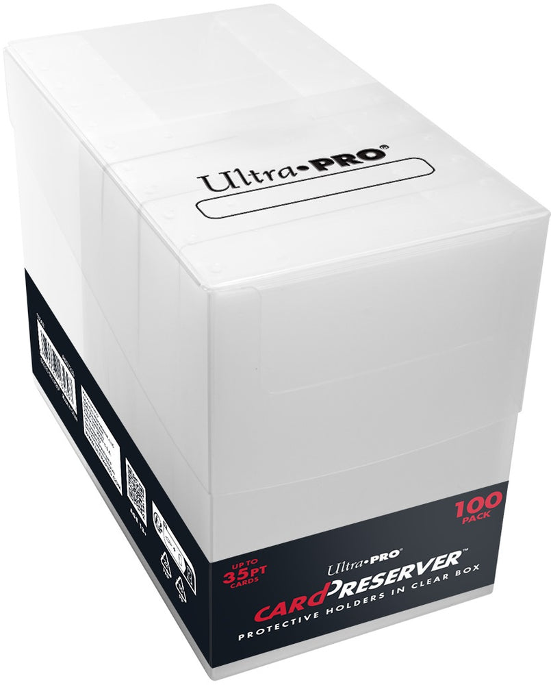 Ultra Pro Card Preserver In Clear Box 100ct - Pastime Sports & Games