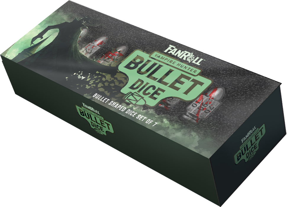 FanRoll 7-Piece Bullet Dice Set Vampire Hunter - Pastime Sports & Games