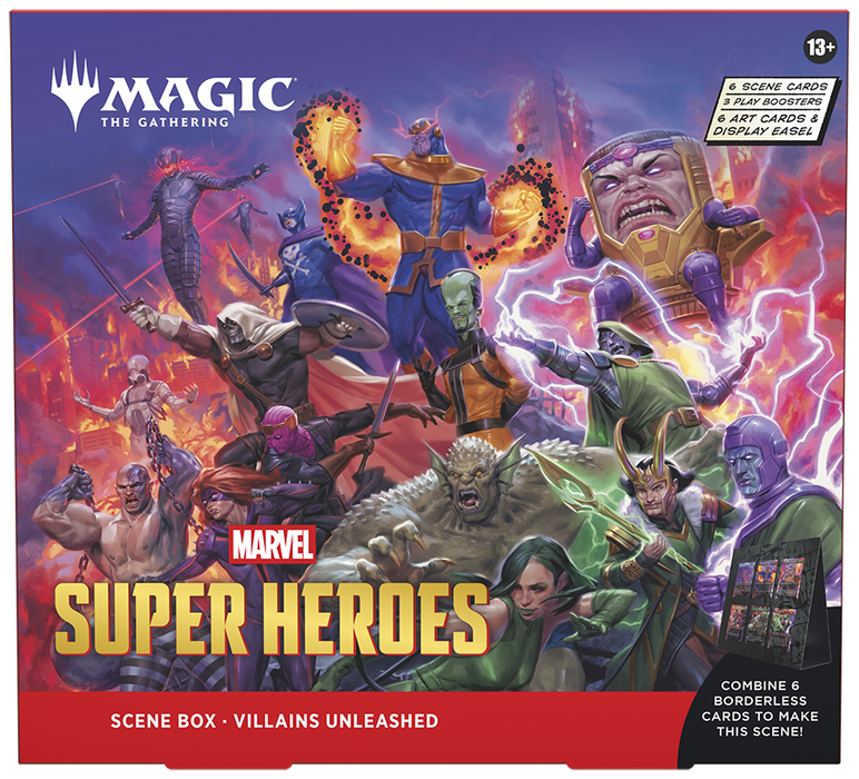 Magic The Gathering Marvel Super Heroes Scene Box/Case - Pastime Sports & Games
