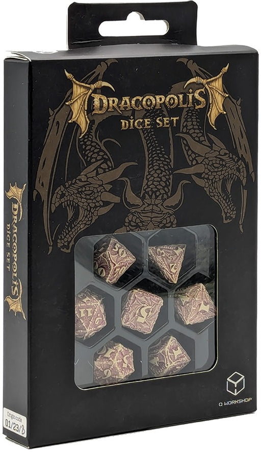 Dracopolis 7-Piece RPG Dice Set The Yucatan Featherwing