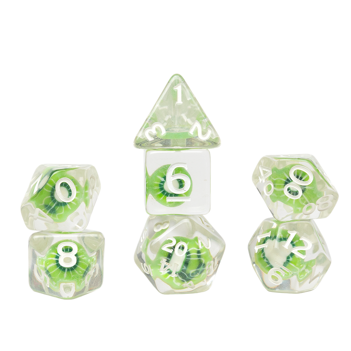 Sirius Dice 7-Piece Dice Set Fruit Slice - Pastime Sports & Games