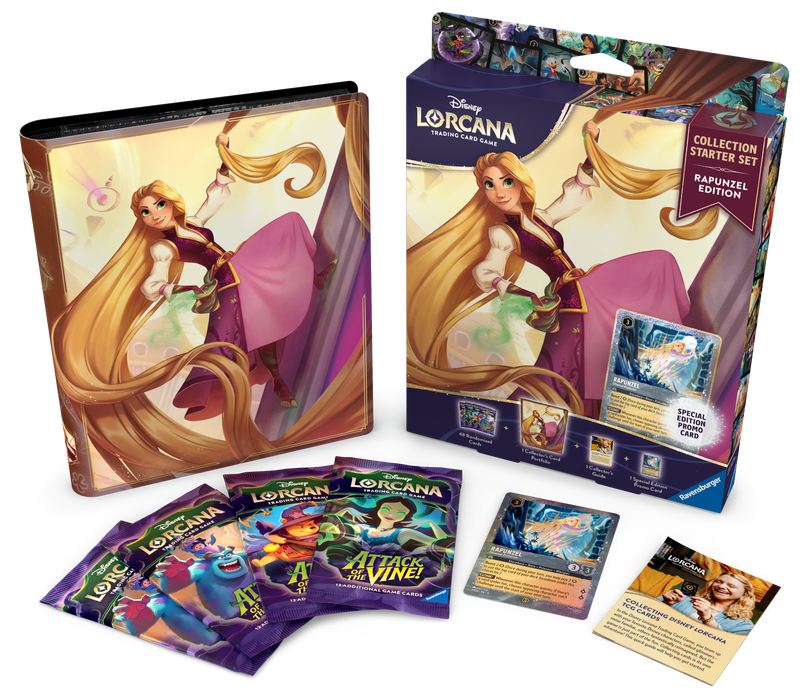 Disney Lorcana Attack of the Vine! Rapunzel  Collection Starter Set