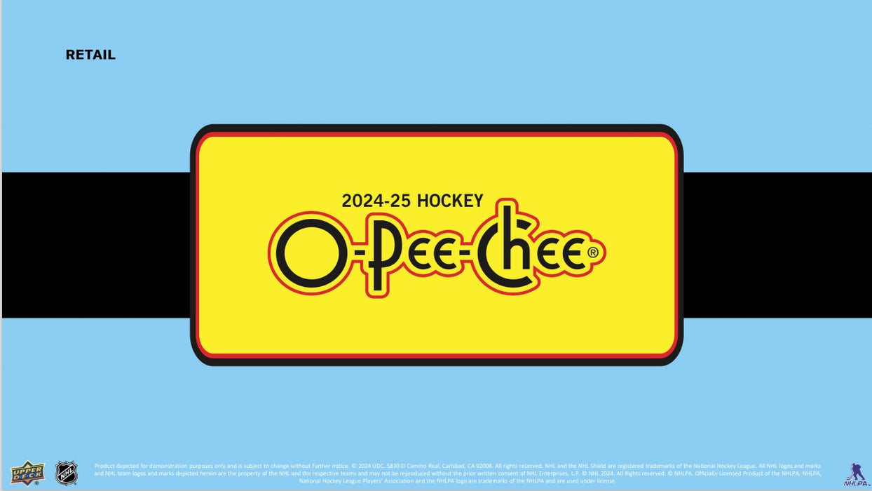 2024/25 Upper Deck O-Pee-Chee NHL Hockey Blaster Box/Case PRE ORDER