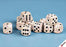 Speckled 12-Piece Six Sided 16mm Dice Set Birthday
