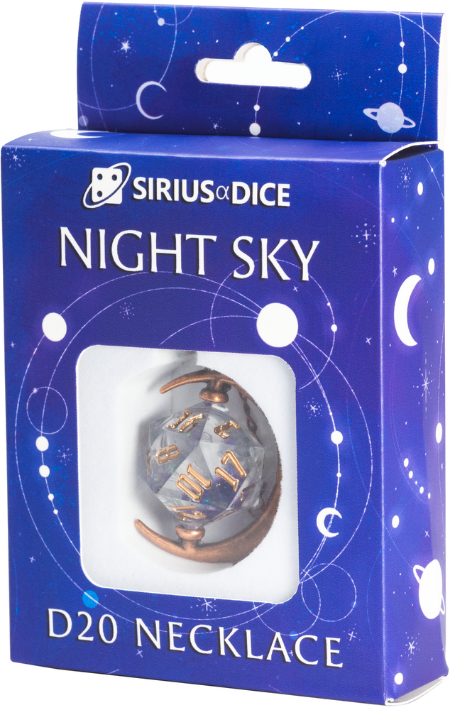 Night Sky D20 Necklace