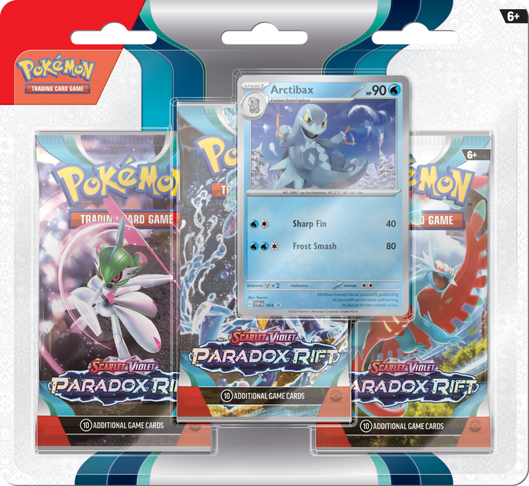Pokemon Paradox Rift 3-Pack Blisters - Pastime Sports & Games