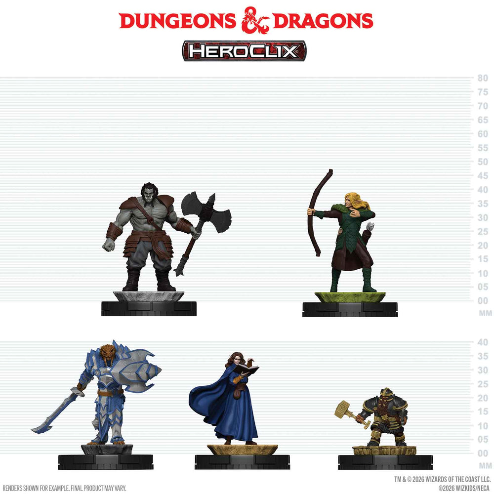 HeroClix Dungeons & Dragons Series One Booster Booster/Brick - Pastime Sports & Games
