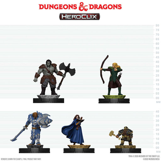 HeroClix Dungeons & Dragons Series One Booster Booster/Brick - Pastime Sports & Games