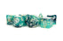 MDG 7-Piece Dice Set Eternal Teal And Black - Pastime Sports & Games