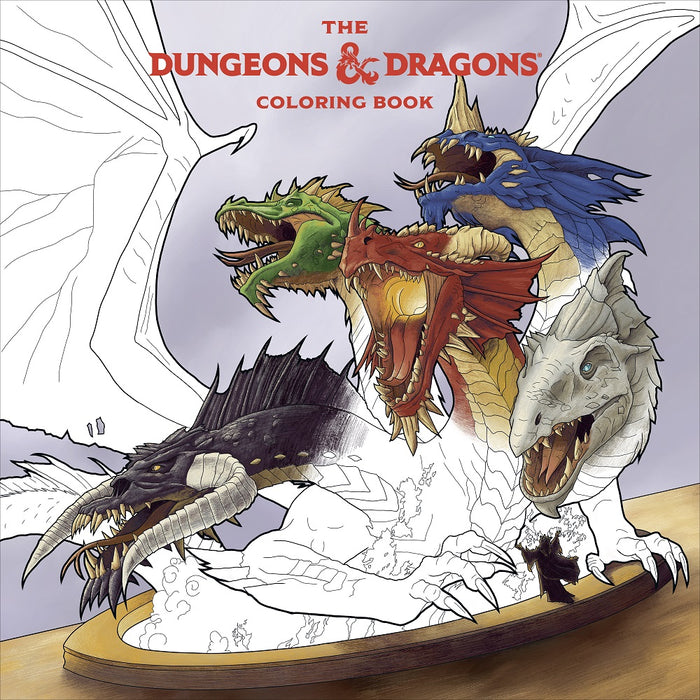 Dungeons & Dragons Colouring Book - Pastime Sports & Games