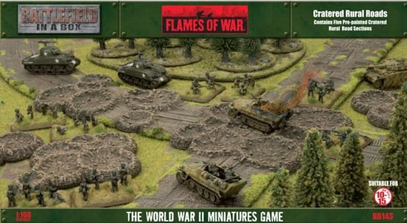 Battlefield In A Box Travel Catered Rural Road Expansion Set Limited Edition