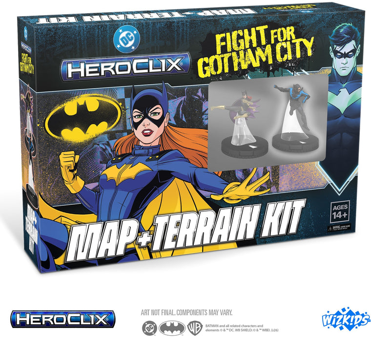 HeroClix DC Fight For Gotham City Map And Terrain Kit - Pastime Sports & Games