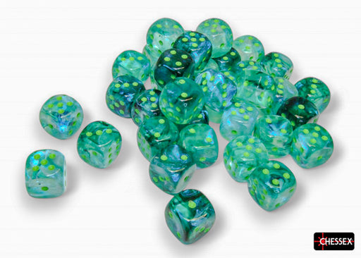 Borealis 36-Piece D6 Dice Set Kelp with Light Green CHX27995