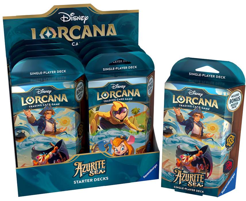 Disney Lorcana Azurite Sea Starter Decks PRE ORDER