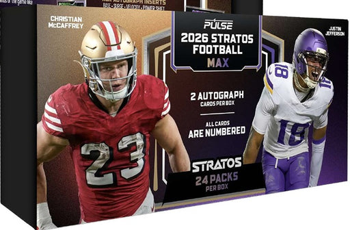 2026 Pulse Stratos Football Hobby Max Box PRE ORDER - Pastime Sports & Games