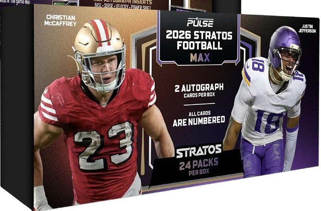 2026 Pulse Stratos Football Hobby Max Box PRE ORDER