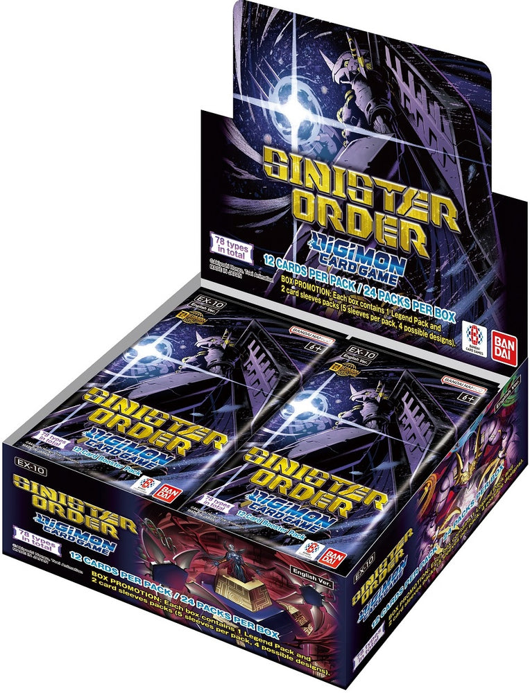 Digimon Sinister Order Extra Booster Box/Case - Pastime Sports & Games