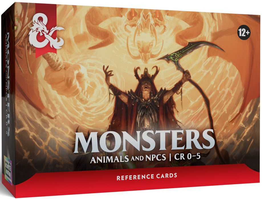 Dungeons & Dragons Trove Monsters Animals And NPCS Reference Cards