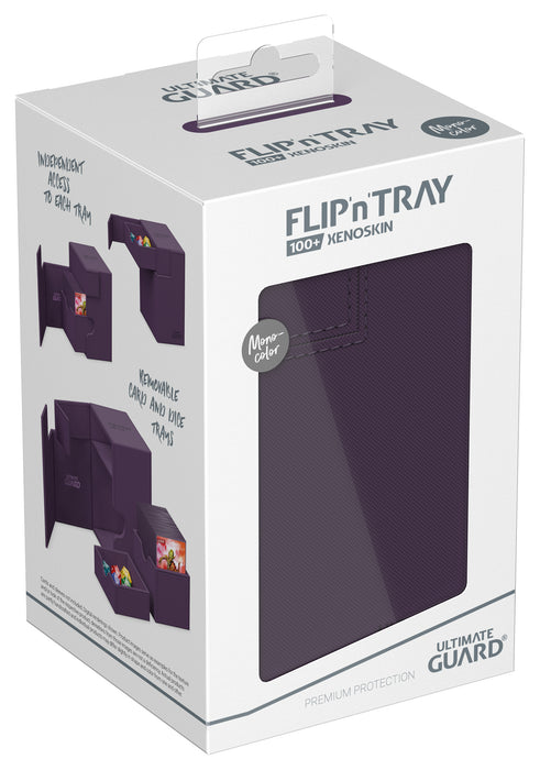 Flip'n'Tray 100+ Xenoskin Mono-Color Deck Case - Pastime Sports & Games