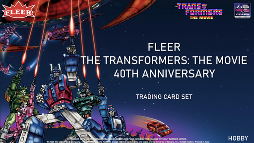2026 Upper Deck Transformers The Movie 40th Anniversary Trading Cards Hobby Box/Case PRE ORDER