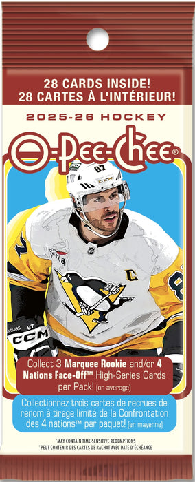2025/26 Upper Deck O-Pee-Chee NHL Hockey Value Packs - Pastime Sports & Games