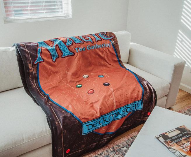 Magic The Gathering Royal Plush Fleece Throw Blanket PRE ORDER - Pastime Sports & Games
