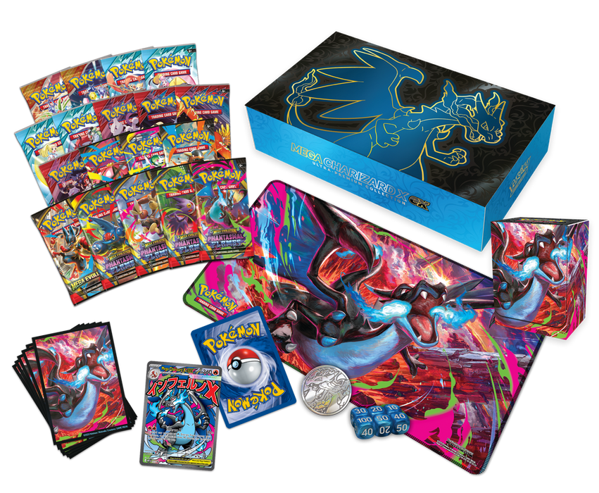 Pokemon Charizard X EX Ultra-Premium Collection Box/Case - Pastime Sports & Games