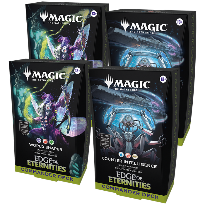 Magic The Gathering Edge Of Eternities Commander Decks/Case - Pastime Sports & Games