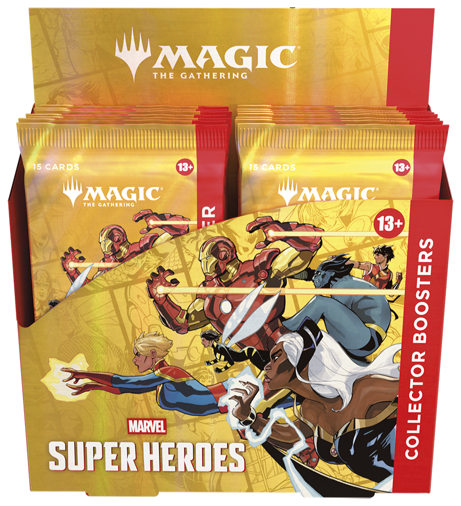 Magic The Gathering Marvel Super Heroes Collector Booster Box/Case - Pastime Sports & Games