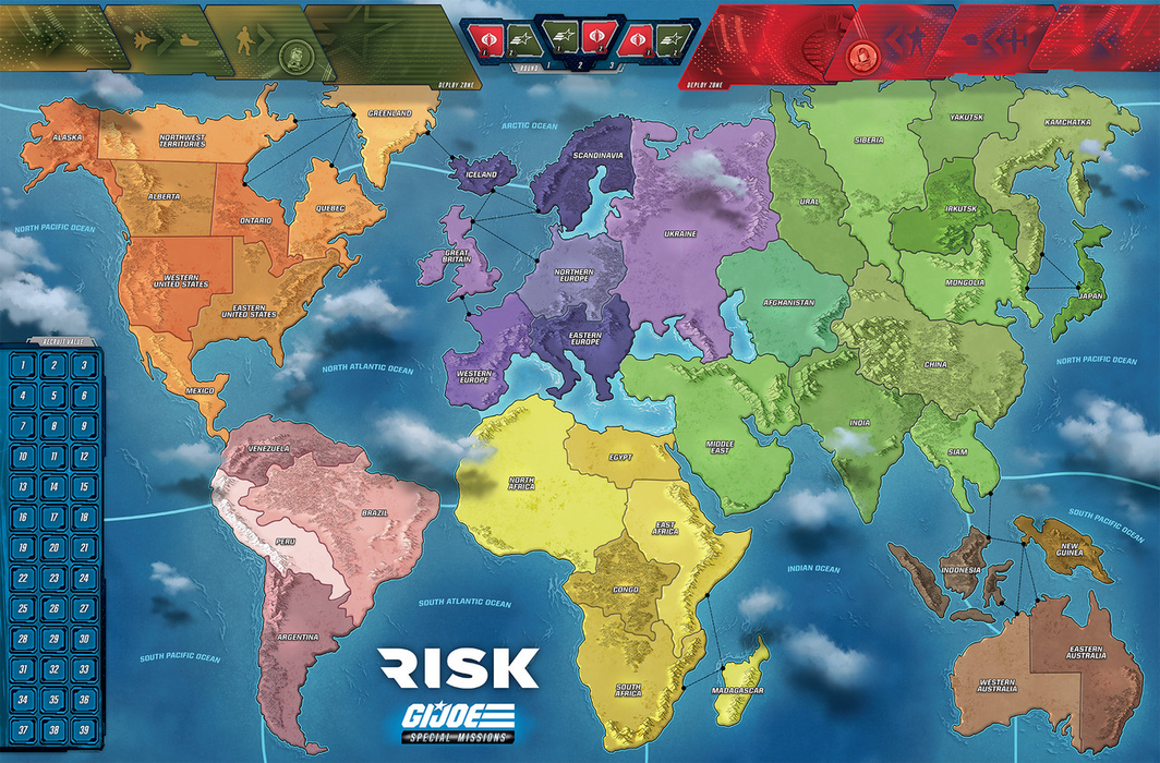 Risk G.I. JOE Special Missions Table Top Board Game - Pastime Sports & Games