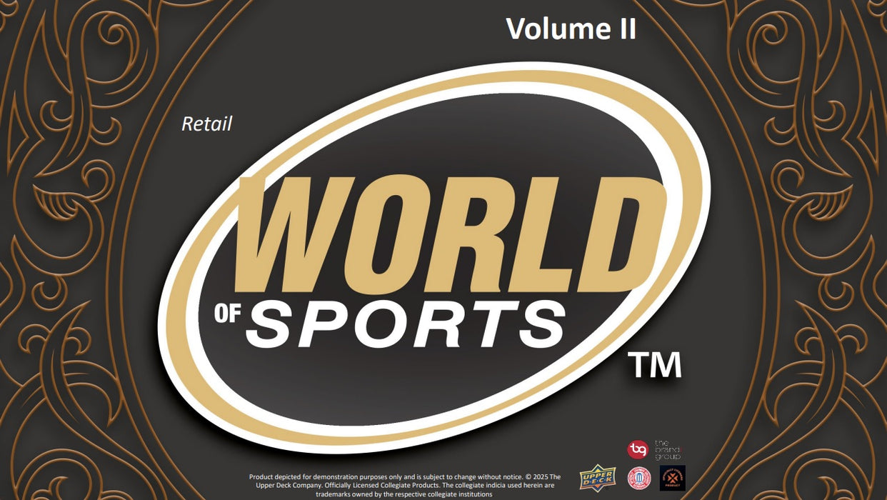 2025 Upper Deck World Of Sports Volume II Blaster Box/Case PRE ORDER - Pastime Sports & Games