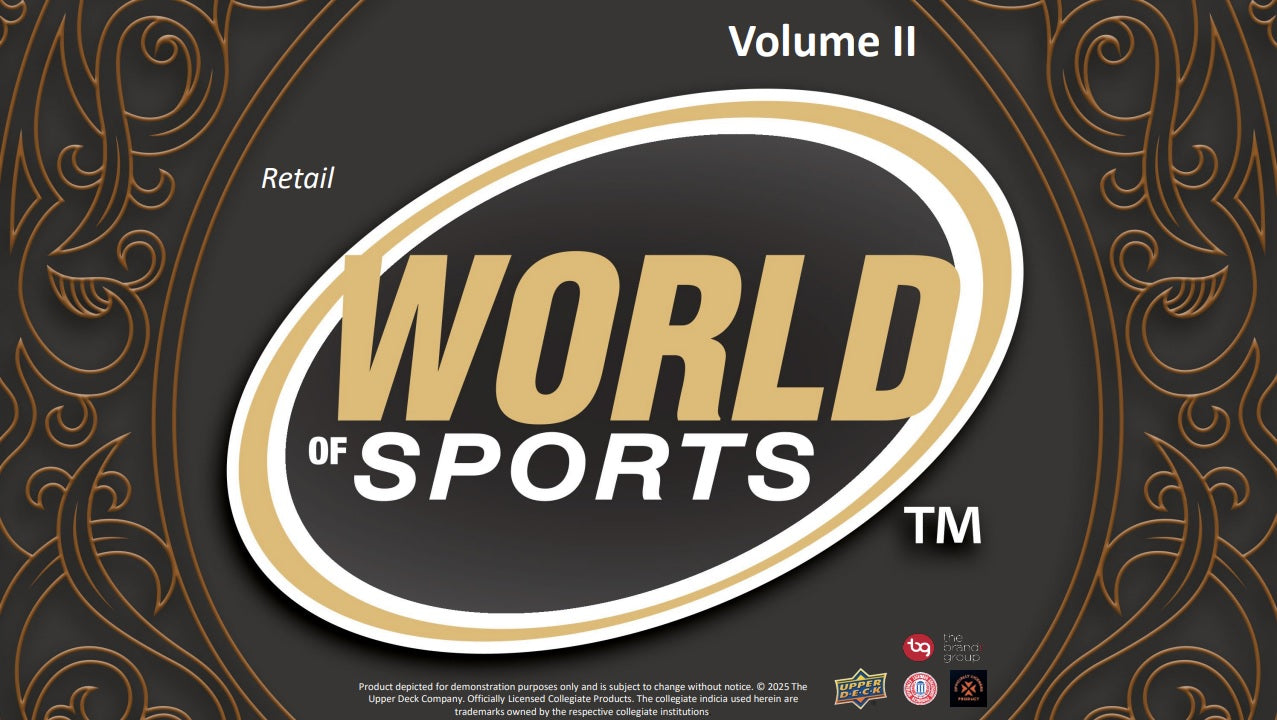 2025 Upper Deck World Of Sports Volume II Blaster Box/Case PRE ORDER - Pastime Sports & Games