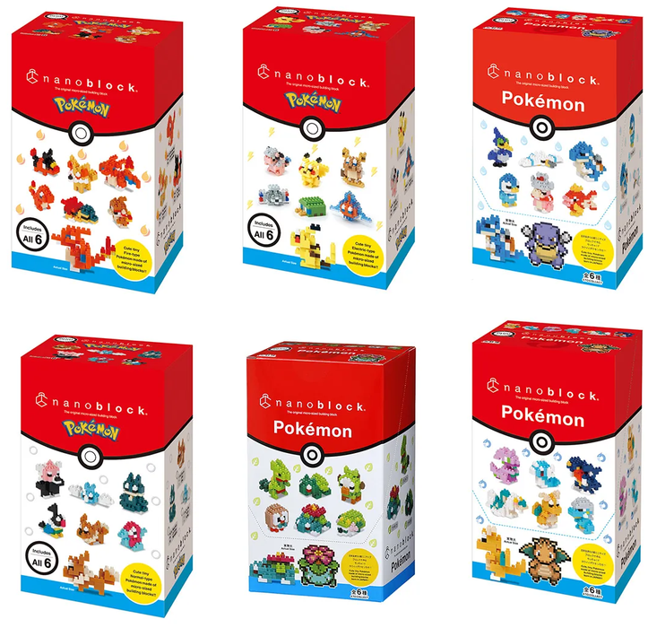 Pokémon Nanoblock Mininano Block Assortment