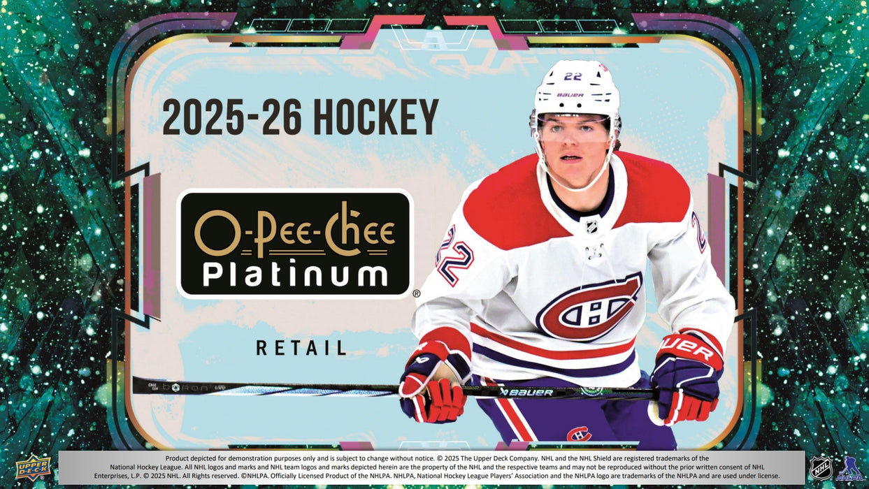 2025/26 Upper Deck O-Pee-Chee Platinum NHL Hockey Blaster Box/Case PRE ORDER - Pastime Sports & Games