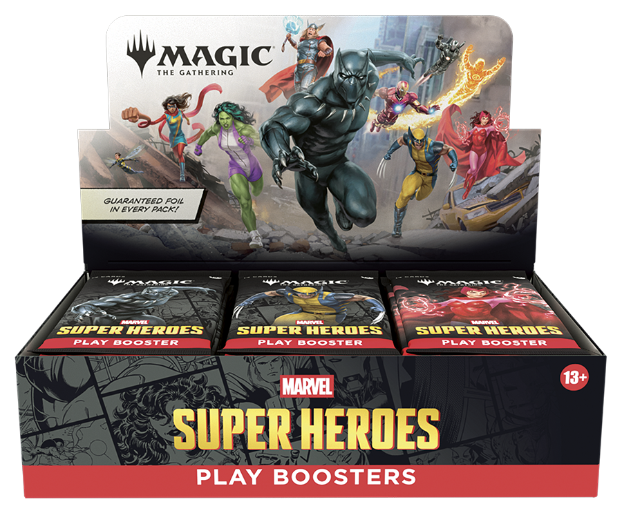 Magic The Gathering Marvel Super Heroes Play Booster Box/Case - Pastime Sports & Games