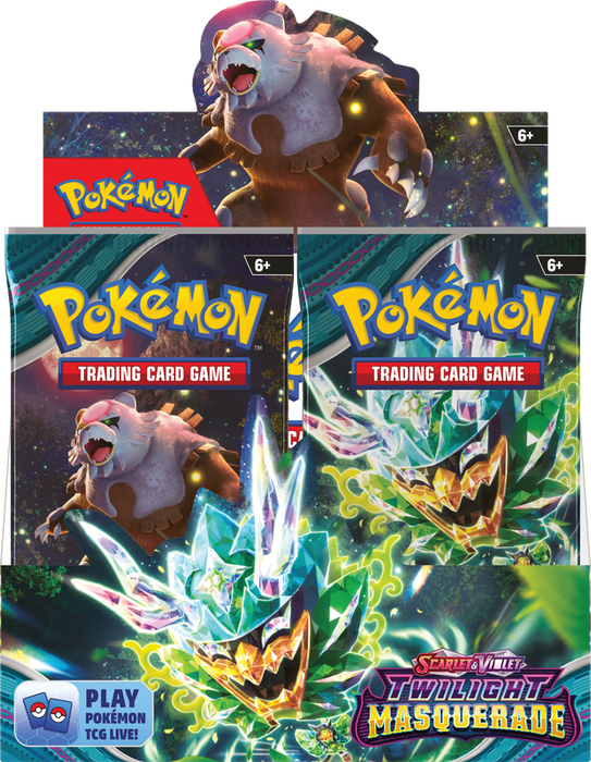 Pokemon Twilight Masquerade Booster Box/Case– Pastime Sports & Games