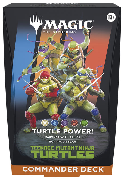 Magic The Gathering Teenage Mutant Ninja Turtles Commander Deck/Case - Pastime Sports & Games