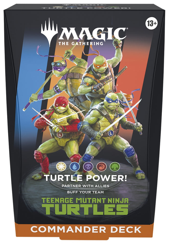 Magic The Gathering Teenage Mutant Ninja Turtles Commander Deck/Case - Pastime Sports & Games