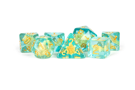 MDG 7-Piece Dice Set Turtle Inclusion - Pastime Sports & Games